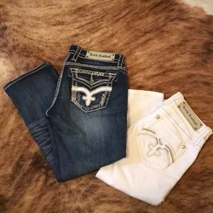 Set of Rock Revival Capris Size 28